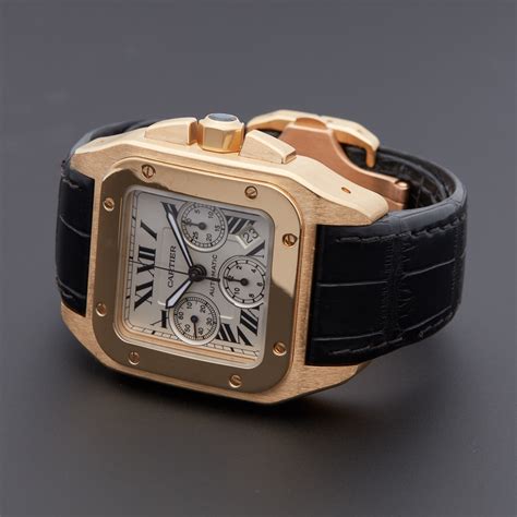 pre owned cartier santos 100|cartier anto 100 price.